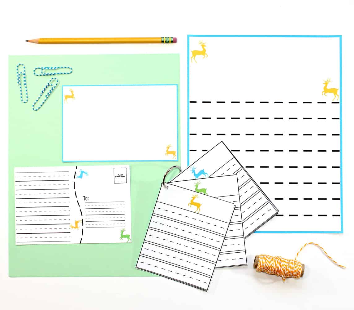PRINTABLE CHRISTMAS STATIONERY KIT FOR KIDS